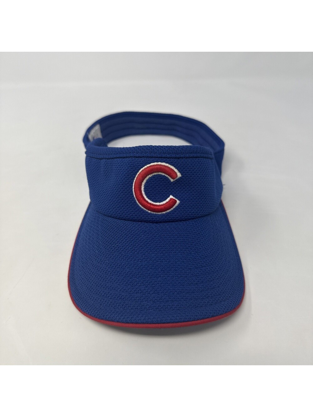 Nike Chicago Cubs Visor Unisex OSFM MLB Elastic Band Athletic Hat Cap